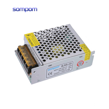 SOMPOM EX-factory price  12v 5a AC to DC switching mode power supply